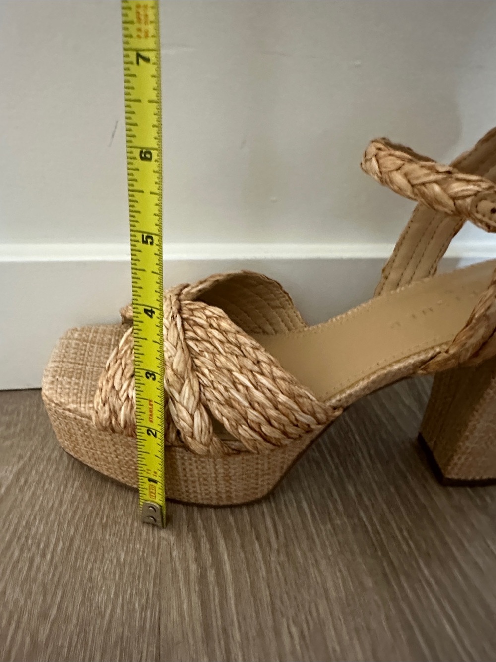 Marc Fisher Platform Heel Sandals Size 8 - Picture 8 of 8